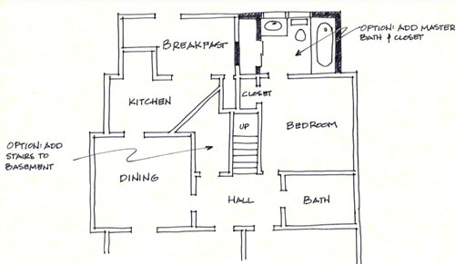 First Floor Sketch