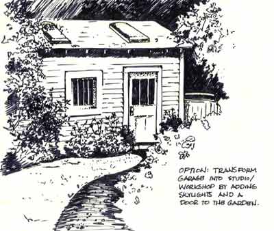 Garage Side Sketch