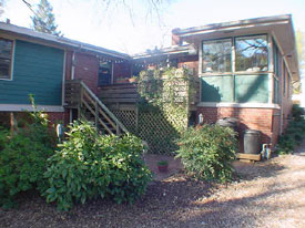 Back view of the Home