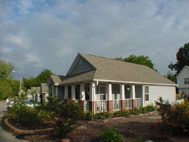 Front side of home